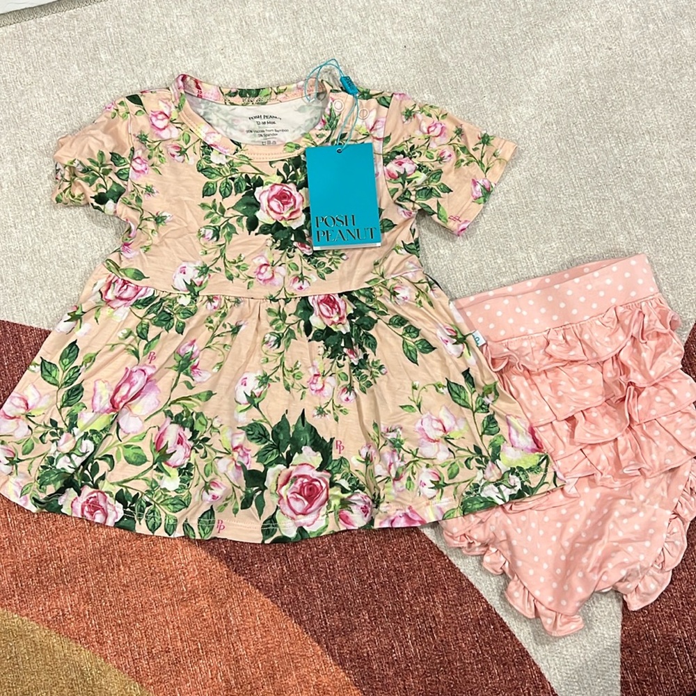 NWT Posh Peanut Shirt & Bloomers